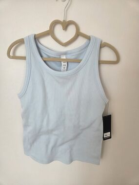 *NWT* 90 Degree By Reflex Light Blue Ribbed Tank Top